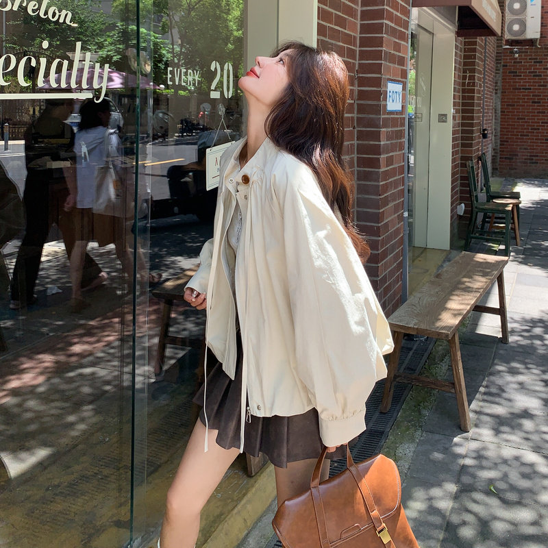 2C062新款大货已出韩系短款款风衣外套-2589-p145-k219,女装短外套,2C062