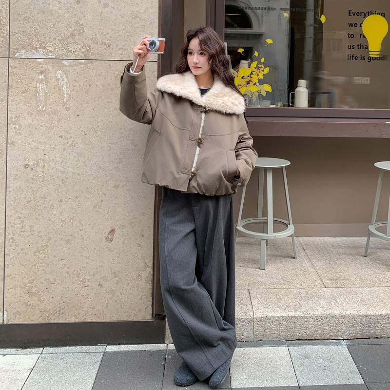 主推新款大货已出-短款羽绒服宽松小个子外套283-p245-k369图片