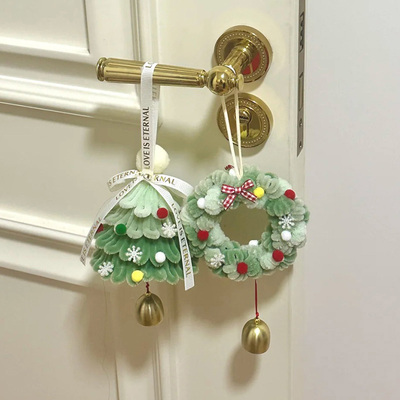 扭扭棒圣诞树女孩手工diy材料包挂件小配件圣诞节礼物妞妞棒装饰