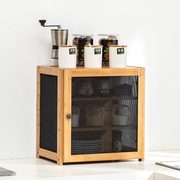 Cupboard household kitchen storage cabinet put vegetable rack countertop mini small simple multifunctional desktop breathable