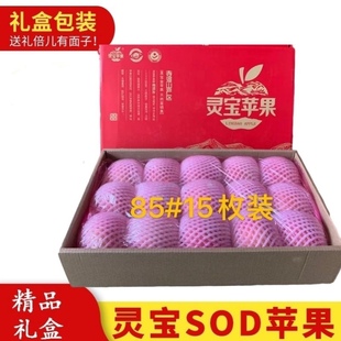 包邮河南省灵宝寺河山富士苹果寺河山直发高档礼盒整箱2025年新果