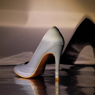 KARMEN浅口高跟鞋pump高跟鞋heels高跟鞋加厚海绵垫舞蹈鞋Baby蓝