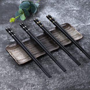 箸研工坊尊品合金筷5双装ZY-5807