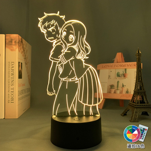 擅长捉弄的高木同学周边西片手办情侣生日礼物桌面摆件氛围小夜灯