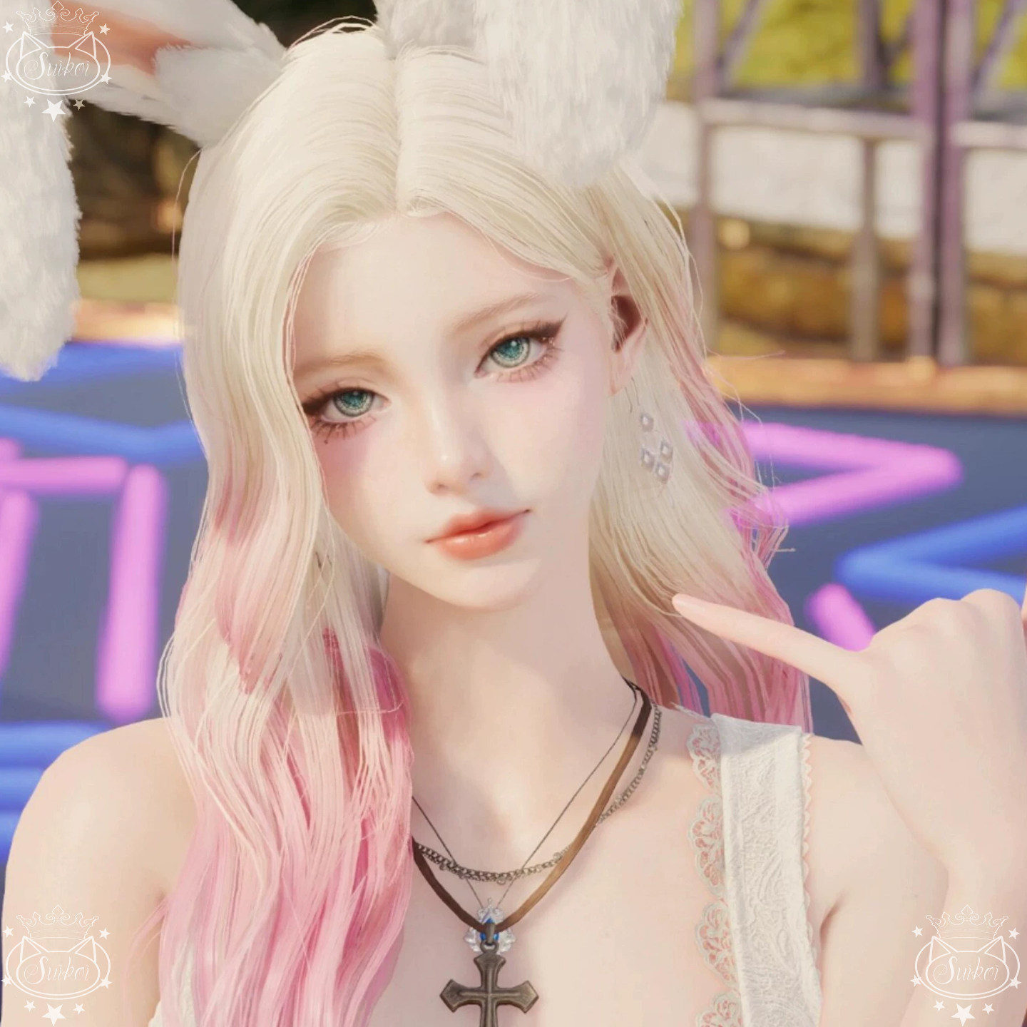 秒发【荔枝冰】永恒之塔捏脸女AION2天族魔族国服台服国际服