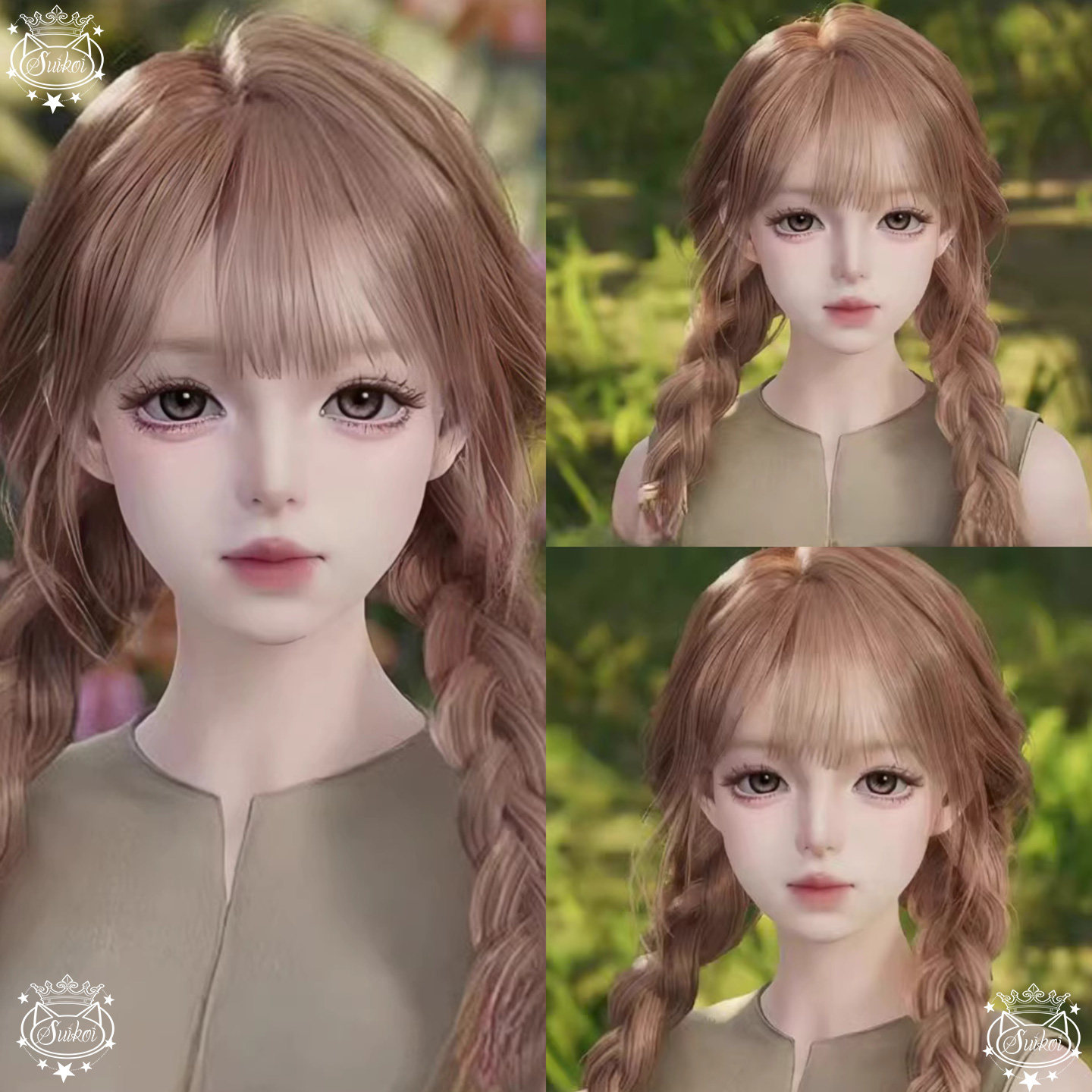 秒发【小甜萝莉】永恒之塔2捏脸女AION2天族魔族国服台服stam服