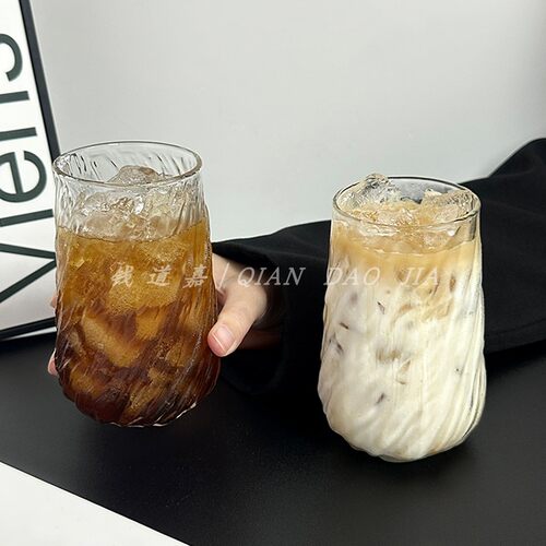 钱道嘉高硼硅咖啡杯家用高颜值杯