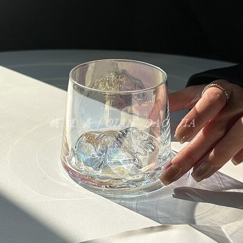 钱道嘉炫彩观山杯玻璃杯家用水杯
