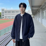 现货2026日系痞帅华夫格宽松休闲棒球立领夹克衫外套NK828-P89，男装夹克，星座1017