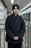 现货棉服男款新中式男装高级感无领设计外套W0845-P110控138，男装棉衣，星座1017