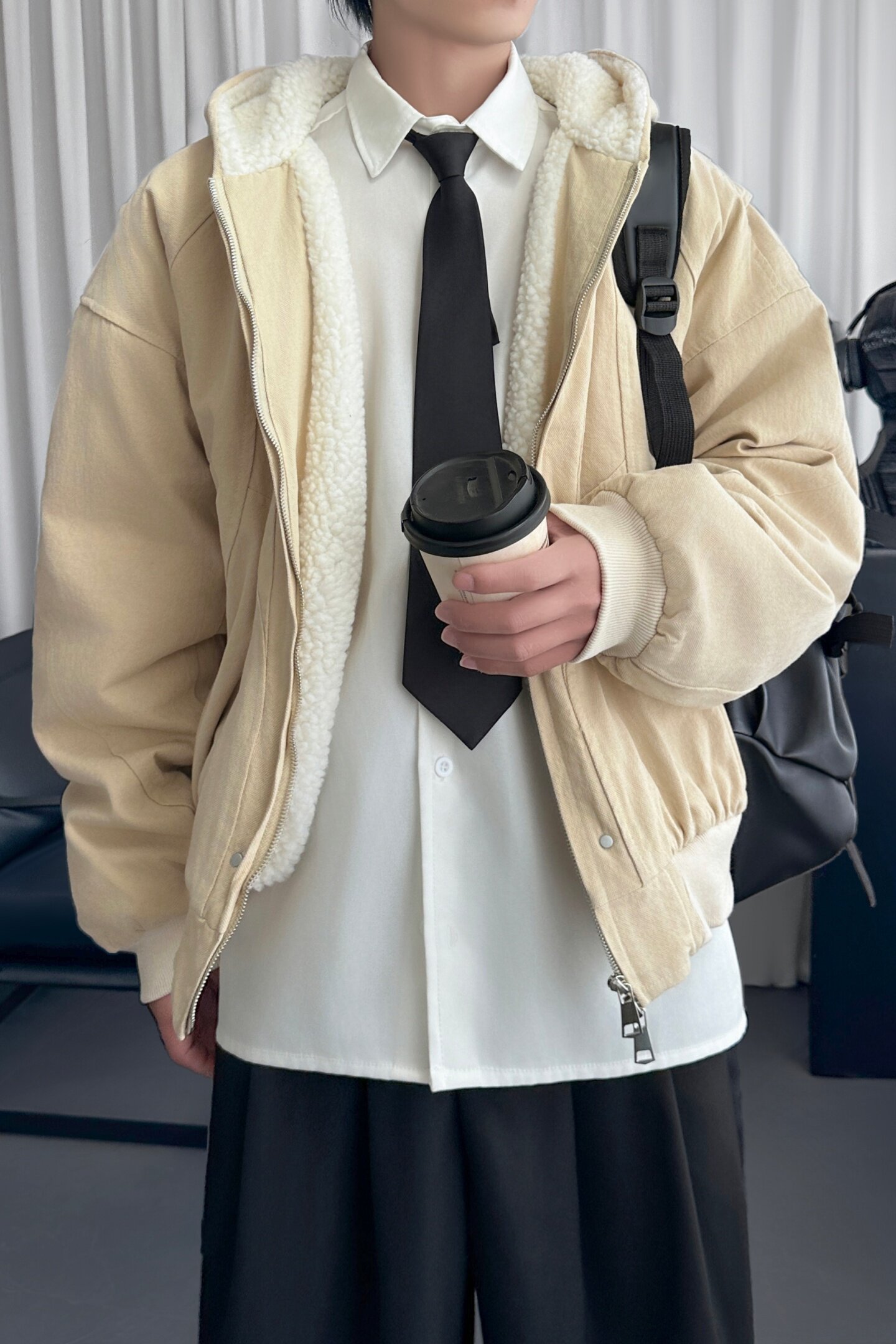 加绒加厚外套男潮重磅帆布水洗棉服夹克Y307-P138,男装夹克,星座1017