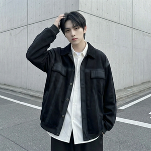 现货 2026春季工装休闲夹克高级感牛仔外套 JK11-P100，男装工装外套，星座1017