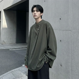 现货新中式痞帅衬衣高级感小香风衬衫微闪潮流痞帅衬衣A903-P68，男装衬衫，星座1017