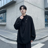 现货新中式痞帅衬衣高级感小香风衬衫微闪潮流痞帅衬衣A903-P68，男装衬衫，星座1017