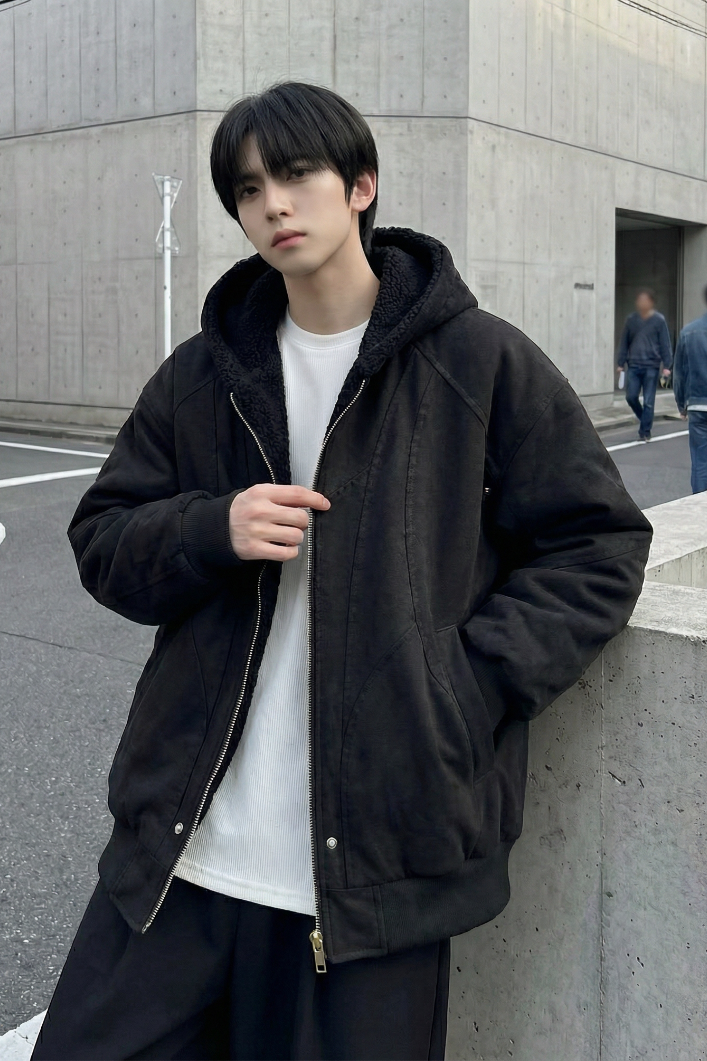 现货加绒加厚外套男潮重磅帆布水洗棉服夹克Y307-P138,男装夹克,星座1017