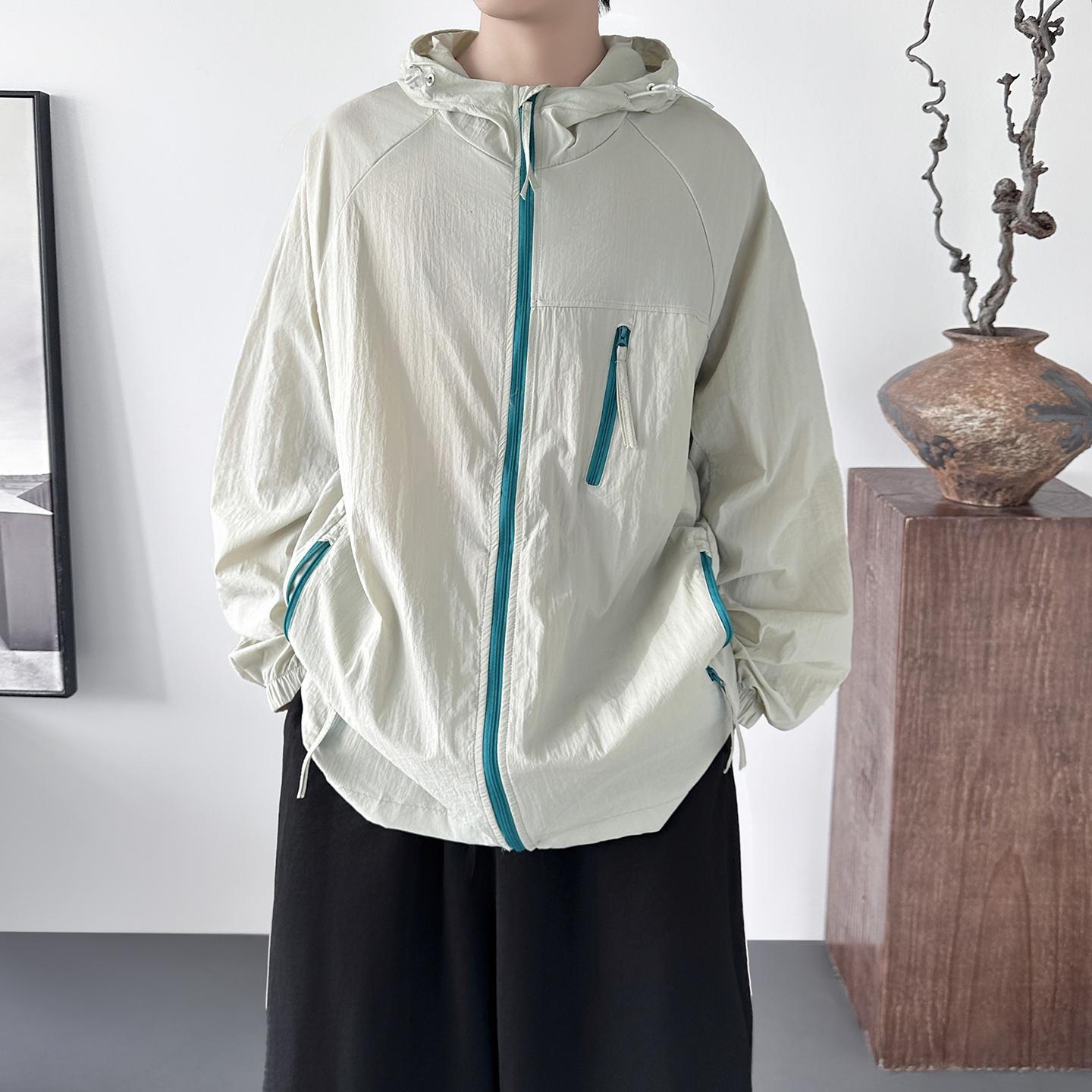 美式薄款透气防晒衣男夏季防紫外线连帽遮阳服外套F4302-P68，商品下架区商品下架区，星座1017