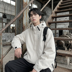 2026春款流行冲锋衣工装连帽美式高街休闲外套 AK03-P68，男装夹克，星座1017