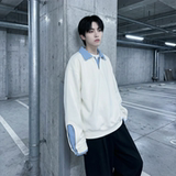 现货春季新款翻领高级感衬衫领上衣长袖卫衣男装潮WY212-P68，男装衬衫，星座1017