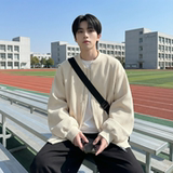 现货2026日系痞帅华夫格宽松休闲棒球立领夹克衫外套NK828-P89，男装夹克，星座1017