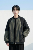 休闲百搭撞色拼接棒球服美式复古夹克JK830-P80，男装夹克，星座1017