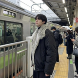 现货冬季大毛领加厚夹棉黑锻拼接棉服外套M1654-P168，男装棉衣，星座1017