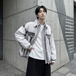 现货 2026春季工装休闲夹克高级感牛仔外套 JK11-P100，男装工装外套，星座1017