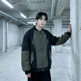 现货休闲百搭撞色拼接棒球服美式复古夹克JK830-P80，男装夹克，星座1017