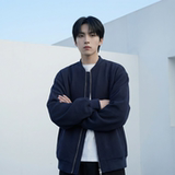 现货2026日系痞帅华夫格宽松休闲棒球立领夹克衫外套NK828-P89，男装夹克，星座1017