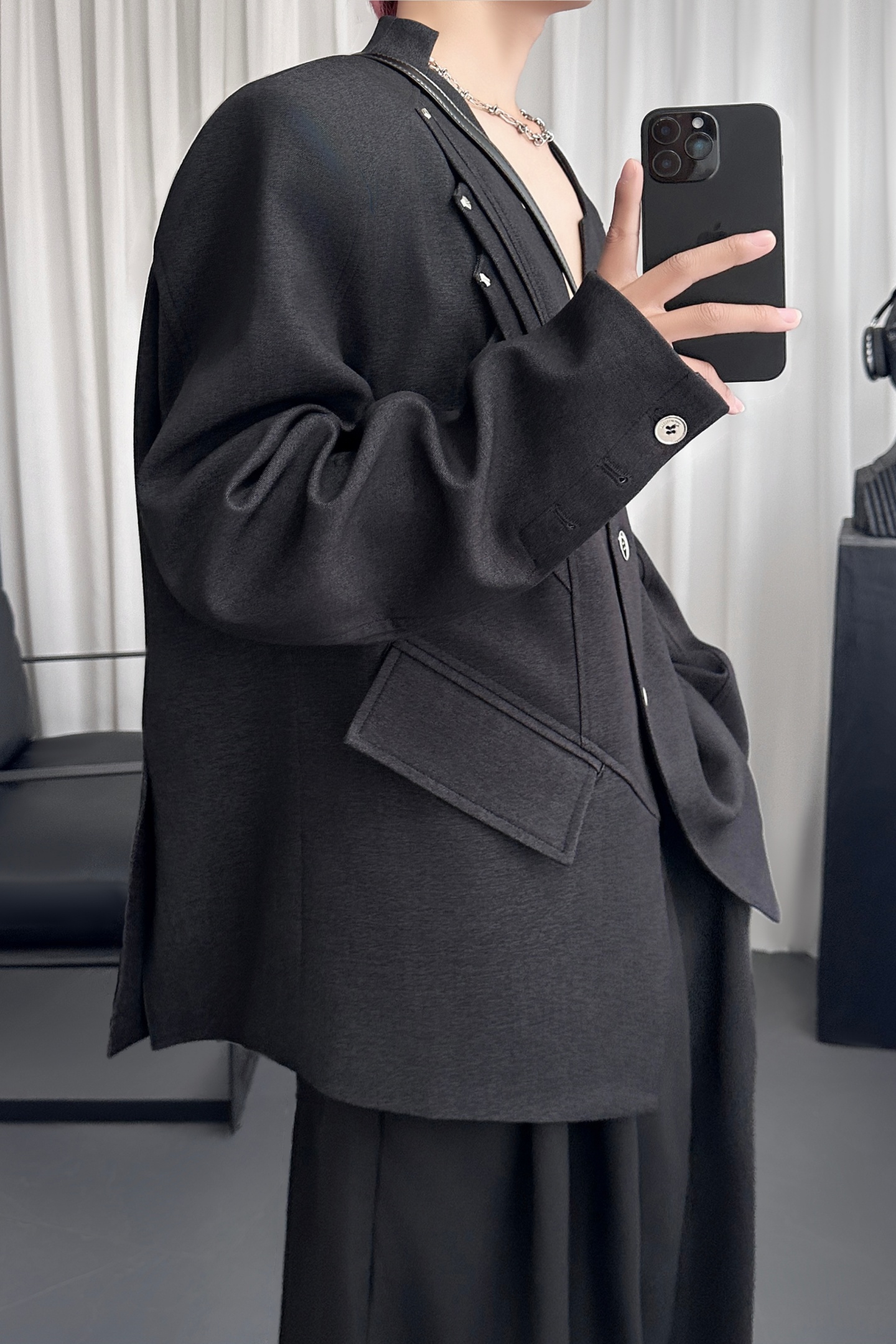 混纺解构立体裁剪西服R8528-P118，男装西服，星座1017
