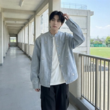 现货2026飞行夹克外套春秋薄款痞帅街头潮牌立领上衣DK568-P118，男装夹克，星座1017