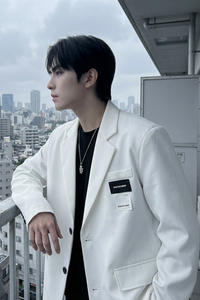 现货休闲西服男春秋宽松大码潮高级感痞帅外套西装 JK342-P98图片