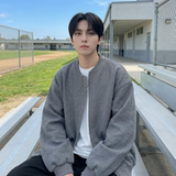 现货2026日系痞帅华夫格宽松休闲棒球立领夹克衫外套NK828-P89，男装夹克，星座1017