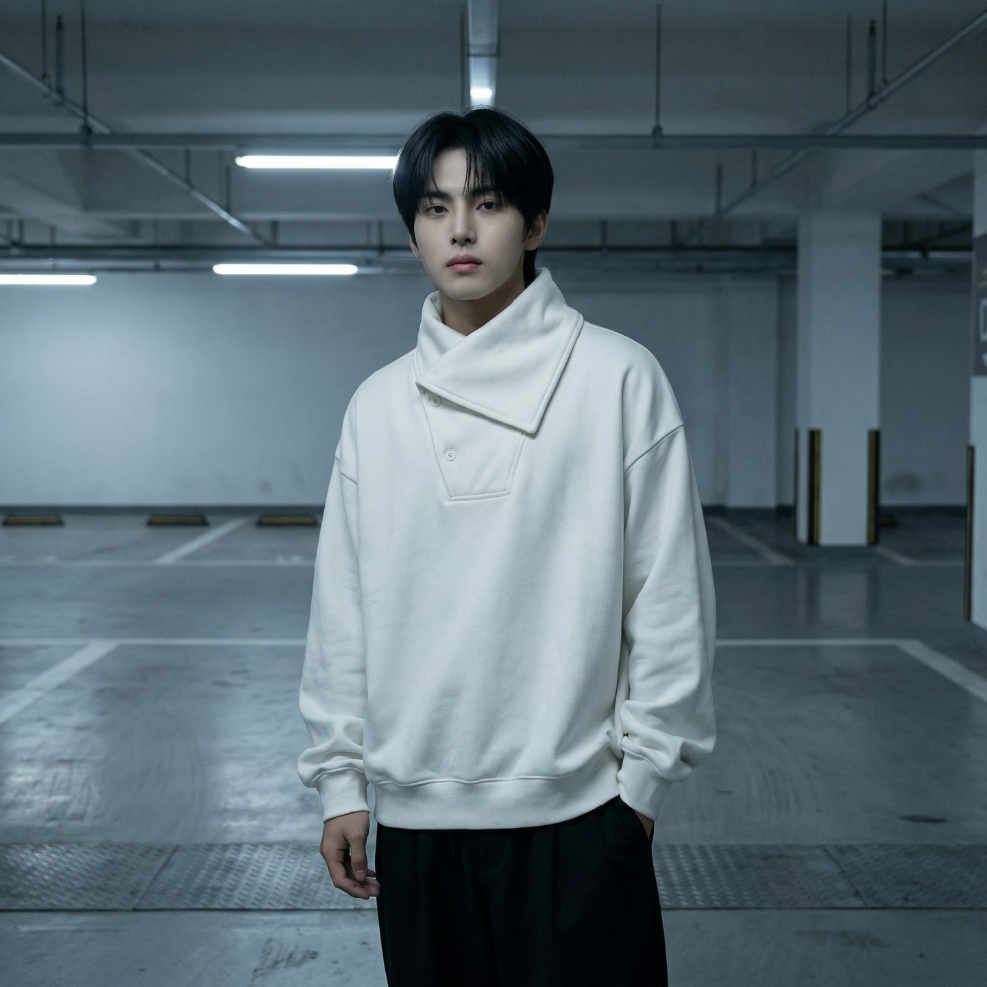 新款现货2026年新款现货堆堆领宽松长袖卫衣CR122-P68,男装卫衣,星座1017