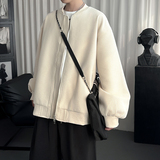 春款日系痞帅华夫格宽松休闲棒球立领夹克衫外套NJ828-P89，男装夹克，星座1017