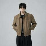 现货2025棒球领短款夹克高级感美式垫肩外套HJ7727-P90X149，男装夹克，星座1017