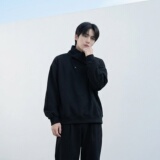 新款现货2026年新款现货堆堆领宽松长袖卫衣CR122-P68，男装卫衣，星座1017