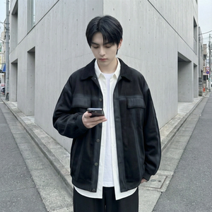 现货 2026春季工装休闲夹克高级感牛仔外套 JK11-P100，男装工装外套，星座1017