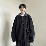 现货春季新款翻领高级感衬衫领上衣长袖卫衣男装潮WY212-P68，男装衬衫，星座1017