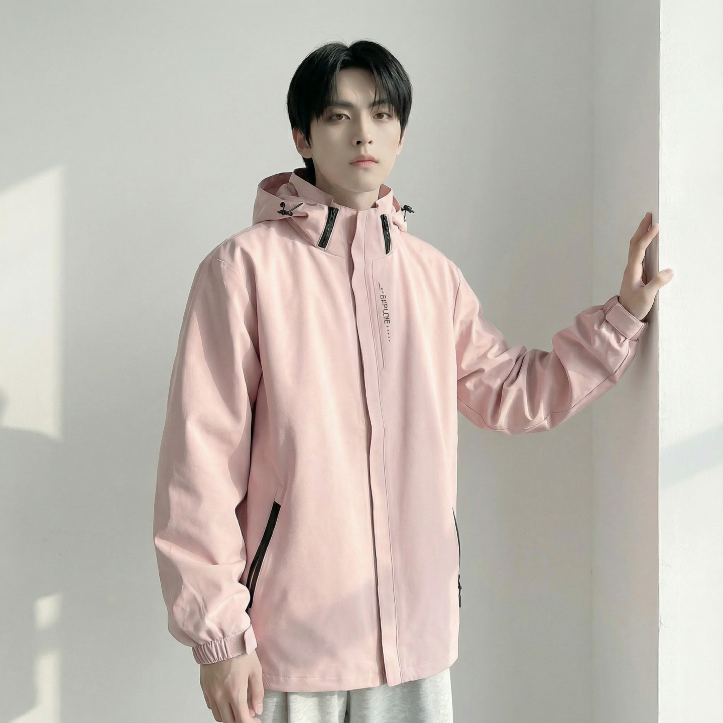 2026春款流行冲锋衣工装连帽美式高街休闲外套AK03-P68，男装夹克，星座1017