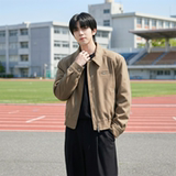 现货2025棒球领短款夹克高级感美式垫肩外套HJ7727-P90X149，男装夹克，星座1017