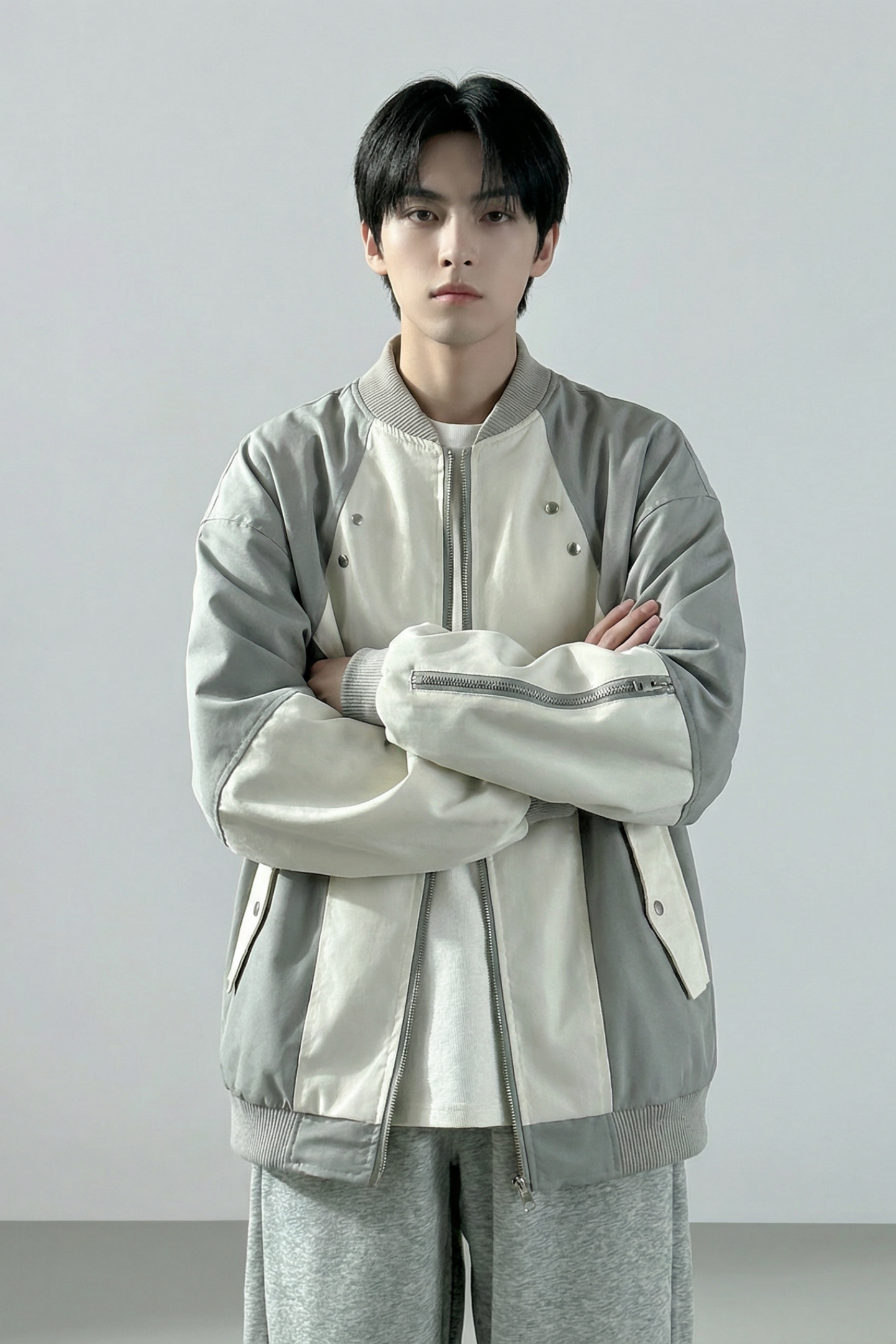 现货休闲百搭撞色拼接棒球服美式复古夹克JK830-P80,男装夹克,星座1017