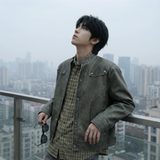 现货2026飞行夹克外套春秋薄款痞帅街头潮牌立领上衣DK568-P118，男装夹克，星座1017