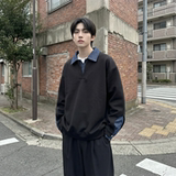 现货春季新款翻领高级感衬衫领上衣长袖卫衣男装潮WY212-P68，男装衬衫，星座1017