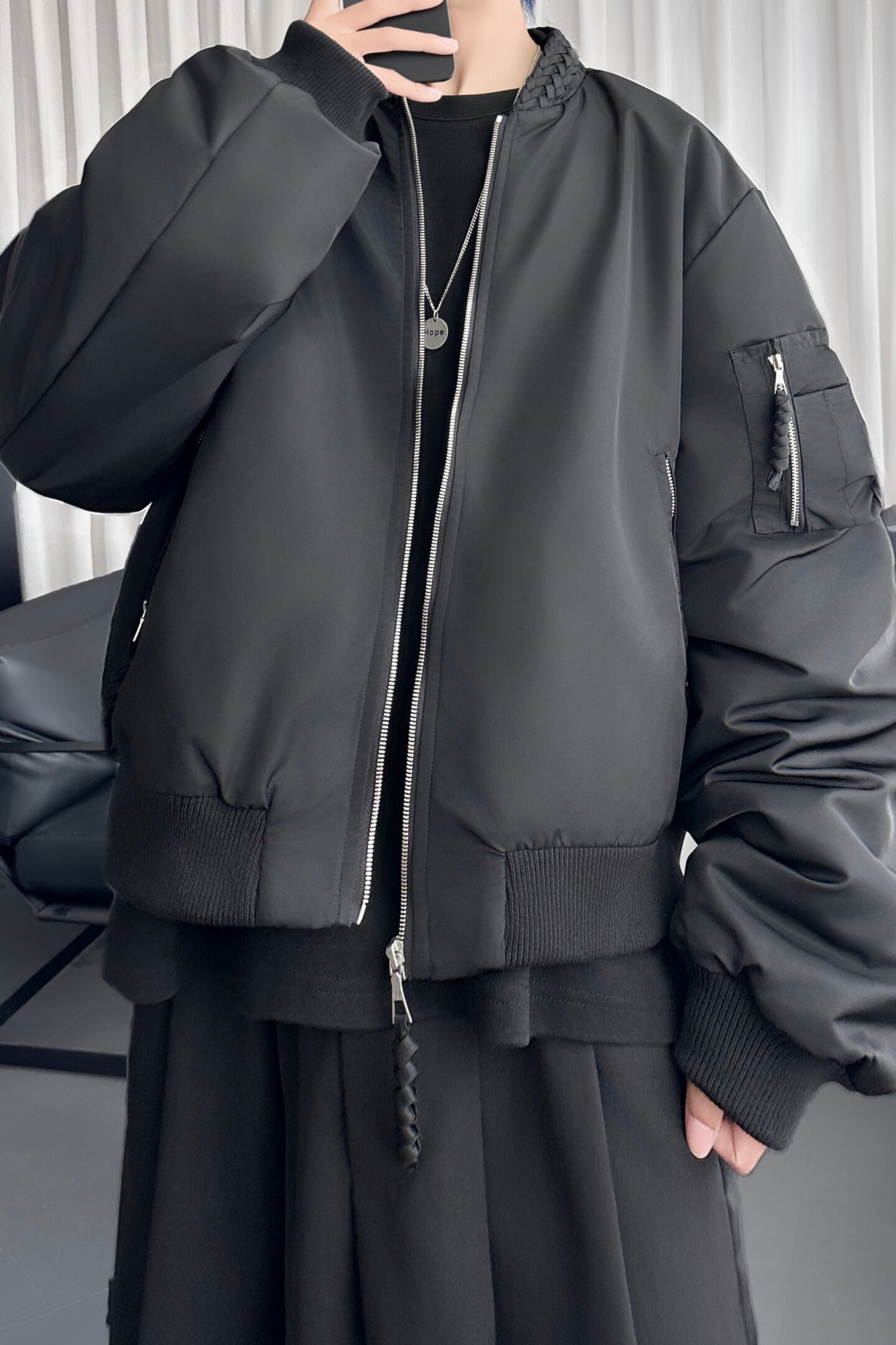 力量感秋冬夹棉飞行员尼龙棉服夹克MF316-P148,男装夹克,星座1017