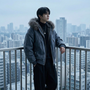 现货 冬季座山雕加绒加厚外套重磅帆布水洗棉服夹克 M3957-P148，男装夹克，星座1017