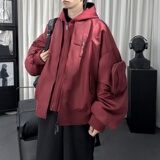冬季新款假两件棉服外套美式飞行员夹克MF203-P148，男装夹克，星座1017