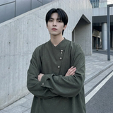 现货新中式痞帅衬衣高级感小香风衬衫微闪潮流痞帅衬衣A903-P68，男装衬衫，星座1017