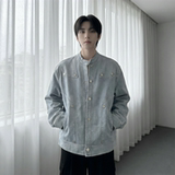 现货2026飞行夹克外套春秋薄款痞帅街头潮牌立领上衣DK568-P118，男装夹克，星座1017