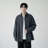 2026春季轻熟风男竖条纹长袖衬衫高级感外套DS94-P68，男装衬衫，星座1017
