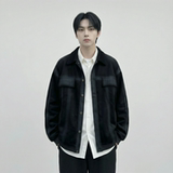 现货2026春季工装休闲夹克高级感牛仔外套JK11-P100，男装工装外套，星座1017